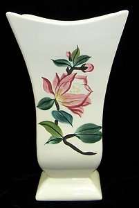 1940s Red Wing BLOSSOM TIME PATTERN Tall Vase RARE  