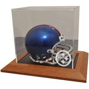  Pittsburgh Steelers Natural Color Framed Base Mini Helmet 