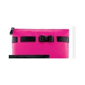  Lancome Pink Comsetic Bag with Black Ribbon Beauty