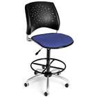 OFM Stars Swivel Chair & Stool Colonial Blue