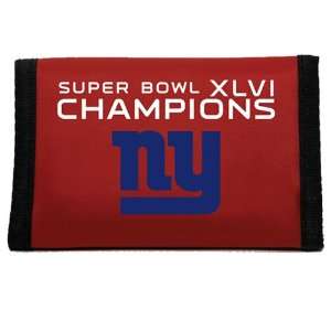  NFL New York Giants Super Bowl XLVI Champions Red Nylon 