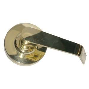 TELL MANUFACTURING, INC. Polished Brass Storeroom Door Lever LC2201CTL 