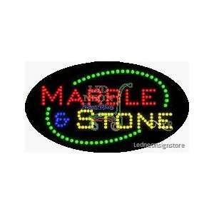  Marble & Stone LED Business Sign 15 Tall x 27 Wide x 1 