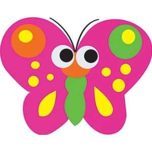  Ashley Productions Magnetic Whiteboard Butterfly Erasers 