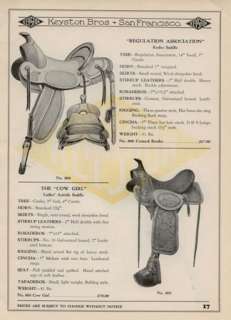   saddles, complete withspecifications, names, numbers and dimensions