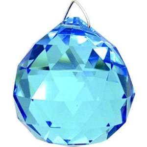  Prism Crystal 30 mm Faceted Sphere Colored (each)