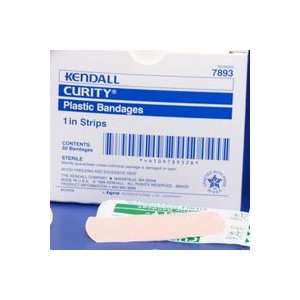7893LF Bandage Curity Wound Sterile Plastic 1x3 Strip 1200 Per Case 