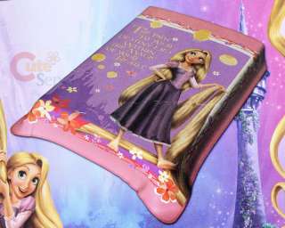 Disney Princess Tangled Rapunzel Plush Blanket  Pink Raschel Throw 