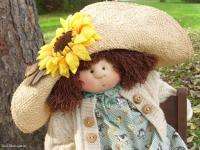 Little Souls Doll 1993 Gretchen Wilson Emily Sunflower Hat 24 