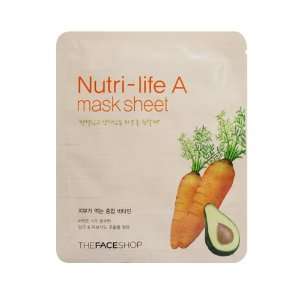  The Face Shop Vita Mask Sheets  Vitamin A, B & E Beauty