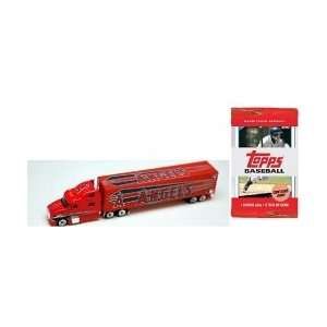2009 MLB 180 Scale Tractor Trailer Diecast   Anaheim Angels with 3 