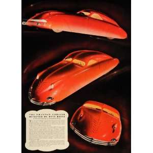  1937 Ad Phantom Corsair Automobile Designer Rust Heinz 