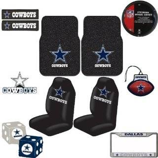 Dallas Cowboys 12 pc Ultimate Fan Auto Accessories Interior / Exterior 
