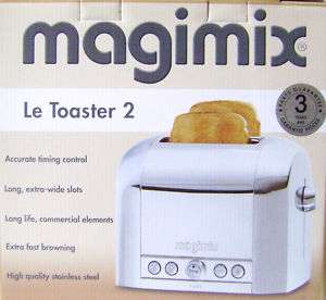 Brookstone Stainless Steel Magimix Toaster 2 Brand New  