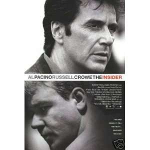  Insider, the Intl Double Sided Original Movie Poster 27x40 