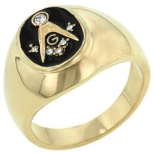  Onyx Masonic Ring (size 12) 