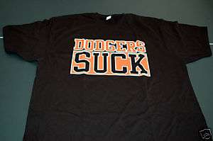 DODGERS SUCK, San Francisco Giants Rivalry shirts XL  