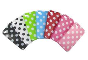 7X Refreshing Polka Dots TPU Soft Shell Back Case Cover For iPhone 4 