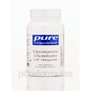 Pure Encapsulations Glucosamine + Chondroitin with Manganese 60 