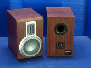 Phillips Bookshelf MCD705 2 Way Low Power Speakers Grt Sound  