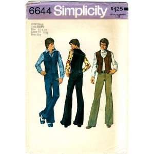   Pattern Teen Boys Vest & Jeans Size 18   20 Arts, Crafts & Sewing