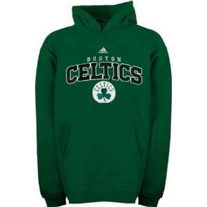  Boston Celtics Green Arch Logo Fleece Hooded Sweatshirt 