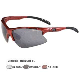   Optics Tifosi Roubaix Interchangeable Lens Sunglasses Red 