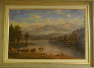Heinie Hartwig Original Oil Painting  HIgh Mountain Lake   