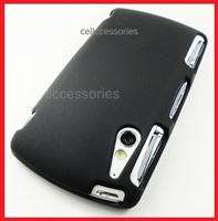 SONY ERICSSON XPERIA PLAY BLACK SNAP ON HARD COVER CASE  