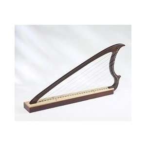  EMS Renaissance Gothic Harp, 19 strings, Rosewood Musical 