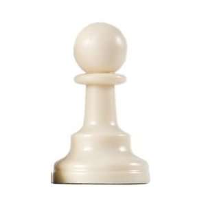   Single Weight Replacement White Chess Piece   Pawn Toys & Games