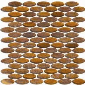   series oval glass mosaic color Findhorn   1 sheet is equal to 0.88 ft2