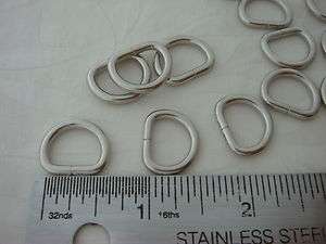 25X 1/2 Dee Rings for webbing strapping  Heavy Tall D  