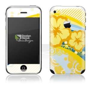  Apple iPhone 3G & 3Gs [with logo cut]   Hawaiian Rainbow Design Folie