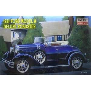  1931 Ford Model A Deluxe Roadster 1 16 by Minicraft Toys & Games
