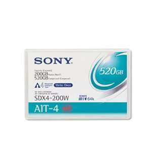  New Sony SDX4200C   8 mm AIT 4 Cartridge, Native/200GB 