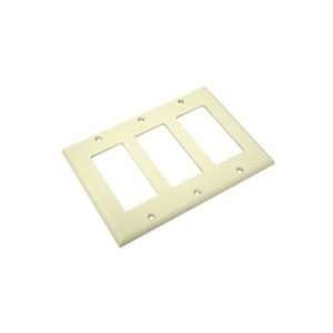   to Go 3729 Decorative Triple Gang Wall Plate (Ivory) Electronics