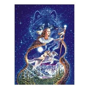  Sunsout Wolf Woman 1000 Piece Jigsaw Puzzle Toys & Games