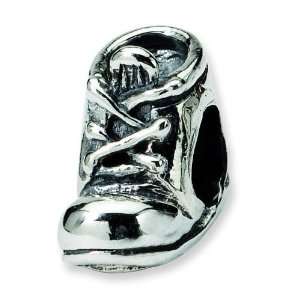   Reflections Sterling Silver Baby Shoe Bead Arts, Crafts & Sewing