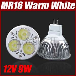   3x3W DC 12V LED Spot Light Power Warm White Down Bulb torch Lamp 2710