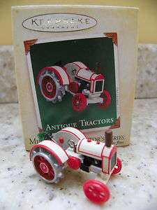 Hallmark 2005 Antique Tractors Miniature Christmas Ornament Series 