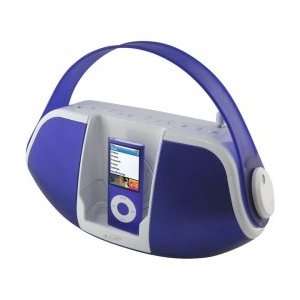 Purple Portable Music System With iPod Dock  Players 