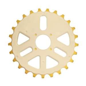  Black Ops Dual Core UL Chainring 25T White/Gray Sports 
