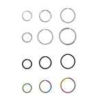   Ring Captive Bead Rings Nose Hoop Rings   20g 1/4 Length   Sold As