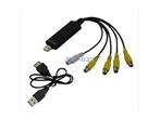 New USB 2.0 DVR 4 Channel Video Audio Capture Adapter Easy Cap  
