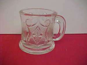 Vintage CARNIVAL GLASS GRAPE DESIGN Shot Glass  