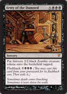   Army of the Damned x1 Magic the Gathering rare card zombies NM  