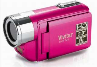 Vivitar DVR528 HD720p 5.1 MP Pink Camera  