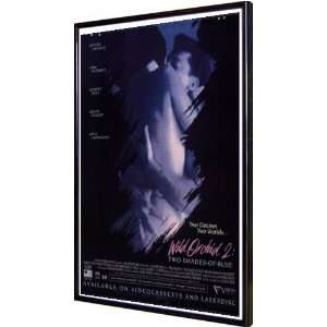  Wild Orchid 2 Two Shades of Blue 11x17 Framed Poster 