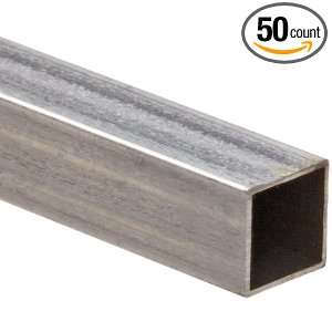 Aluminum 3003 H4 Square Tubing, ASTM B210, 5/32 x 5/32, 0.014 Wall 